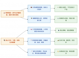 孩子的教育理念，我做了个流程图出来，这样看是不是更清晰点？